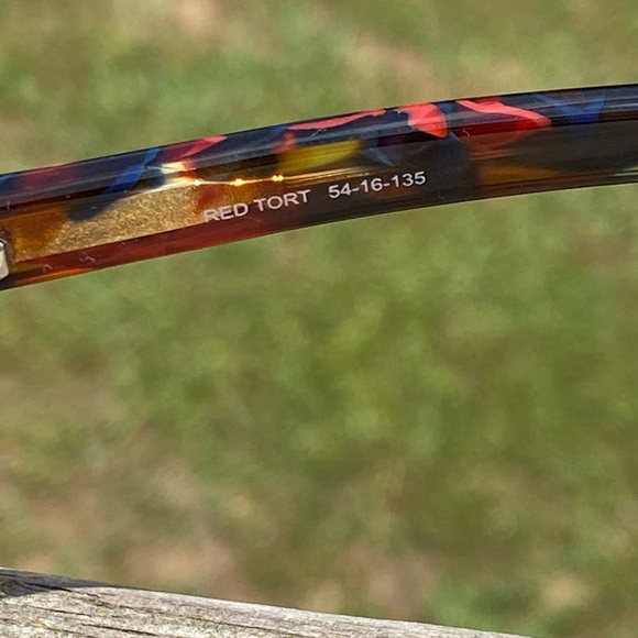 Kirkland Signature Red Tortoise sunglasses frames KS Apex #220062 - Picture 4 of 8